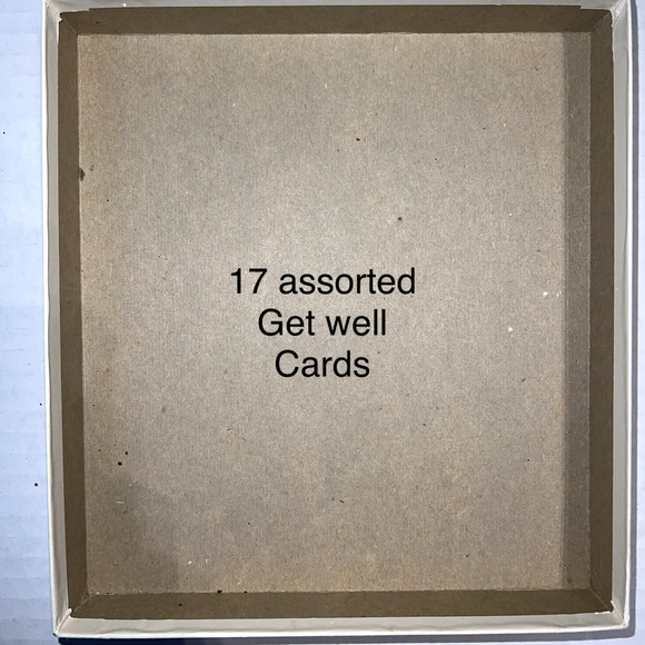 Vintage Assorted Get Well Greeting Cards 17 + envelopes, Unused - Picture 5 of 6